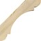 Ekena Millwork 4"W x 16"D x 16"H Olympic Rough Sawn Knee Brace, Douglas Fir BRC04X16X16OLY00RDF - alternate 3